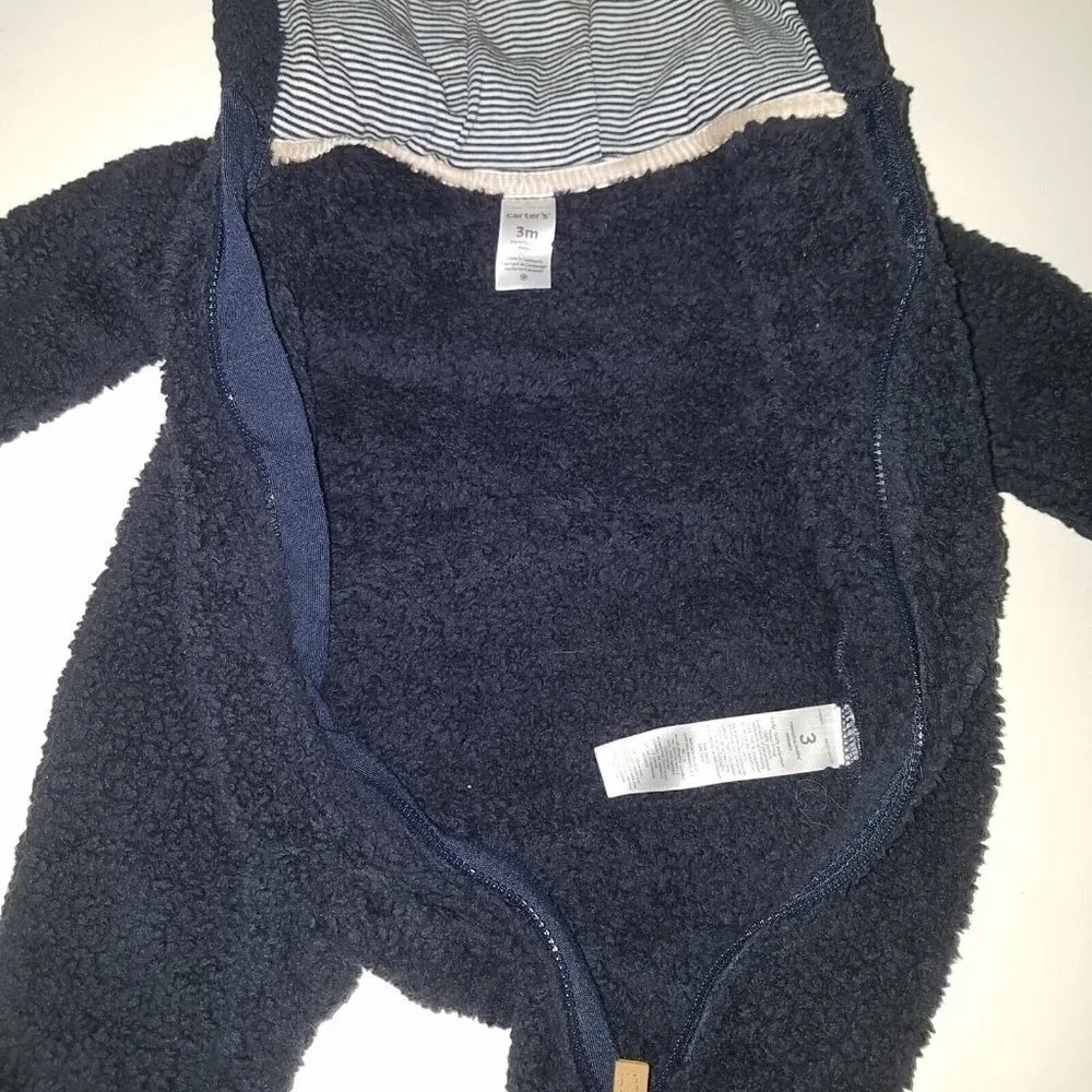 Carters hooded footie